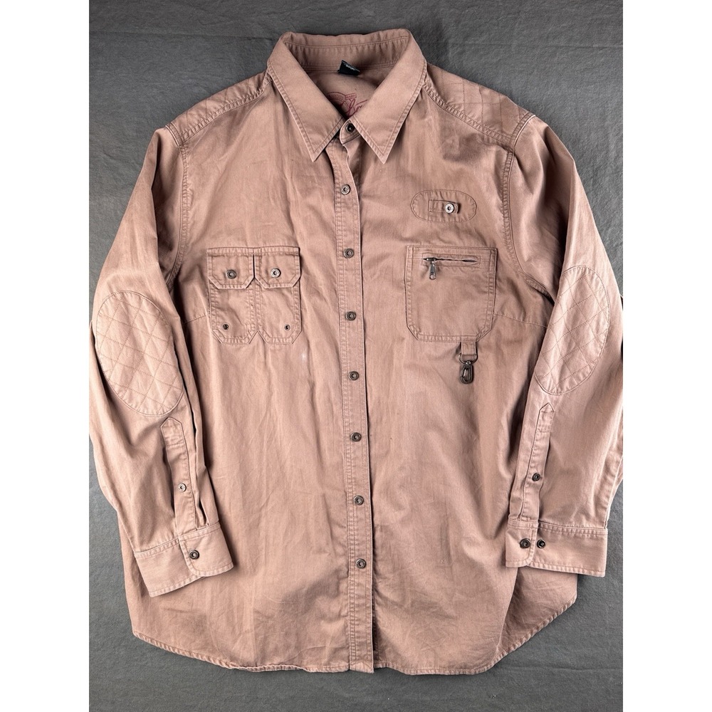 Polo Ralph Lauren Dry Goods Utility Shirt Jacket Fly Fishing Quilted Elbow 3XL